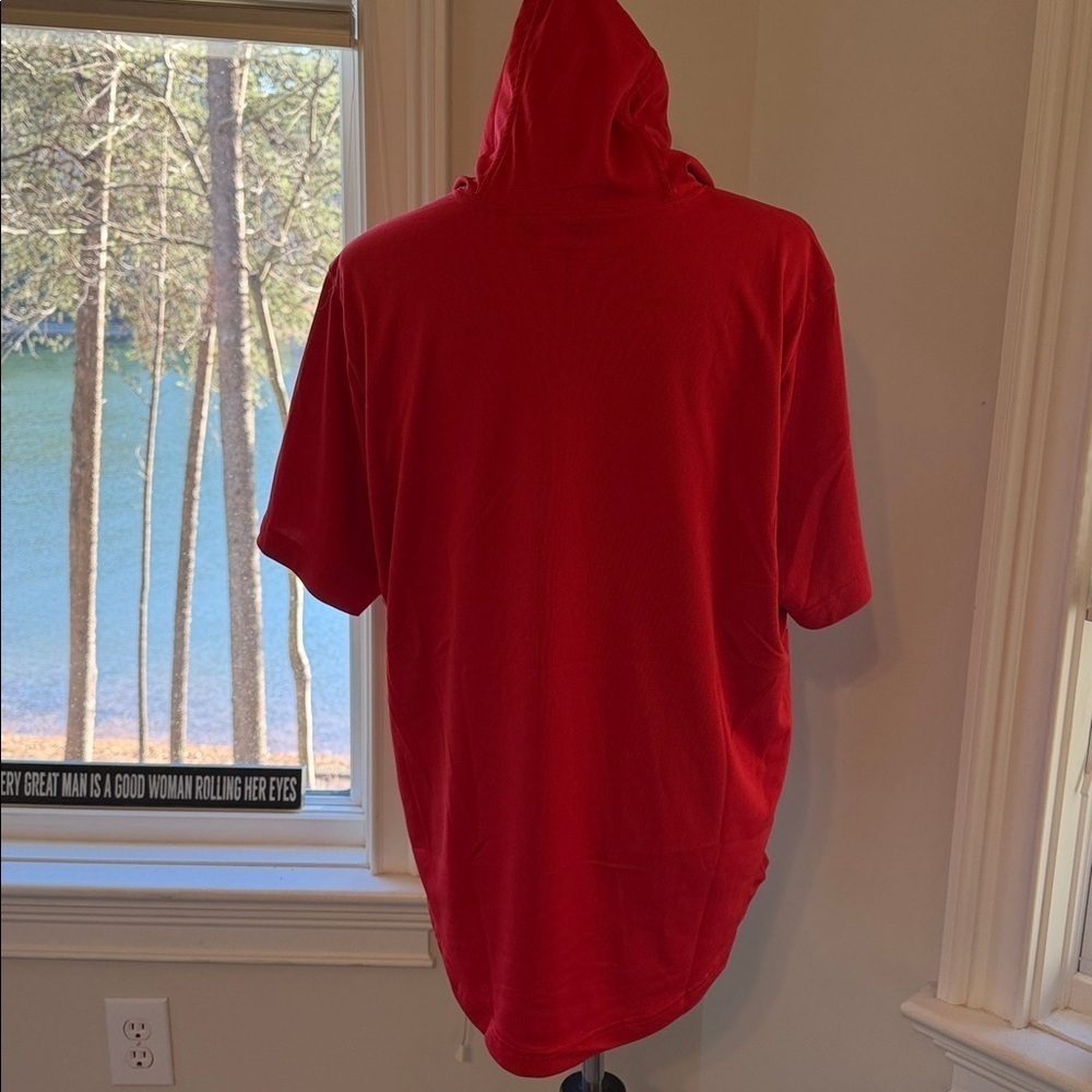 Nike Dri Fit Red Angels Baseball SS Hoodie, Large, EUC - Picture 5 of 7